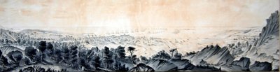 View from Roule Mountain, Cherbourg by Theodore Achille Dumoncel